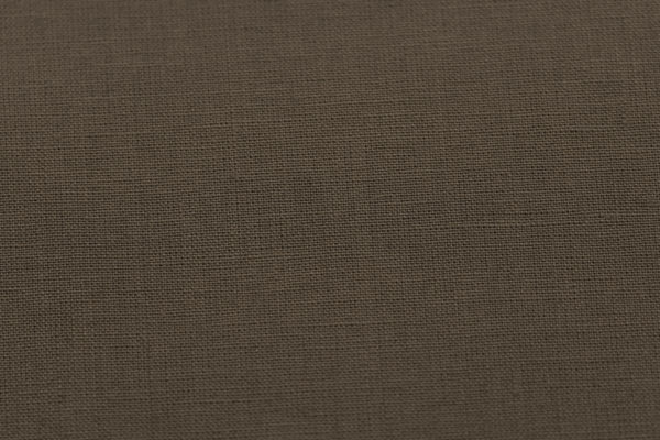 Light, linen fabric, plain Walnut colour